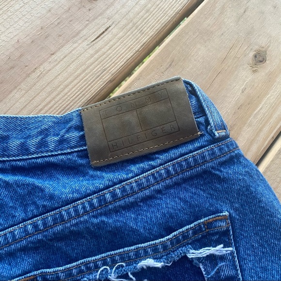 Denim Cutoff Shorts - Picture 3 of 8